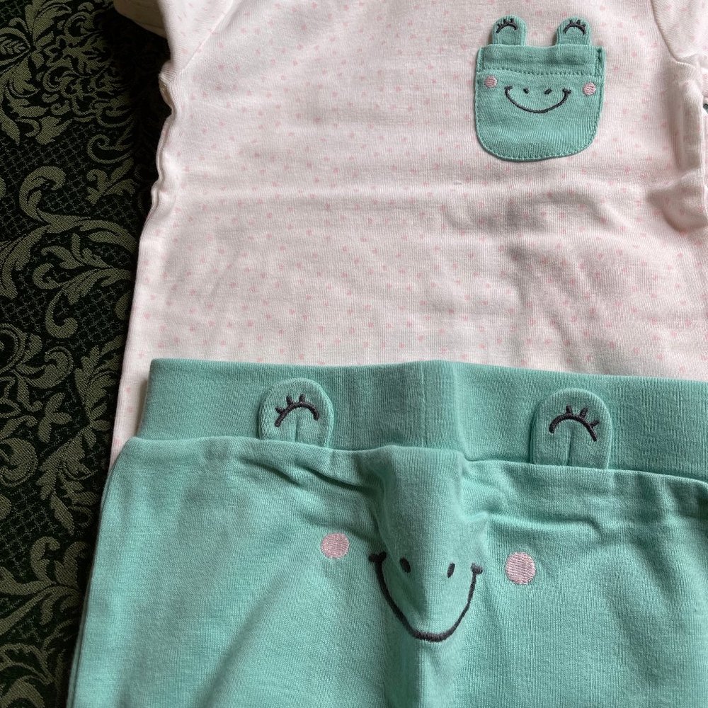 NWT 18m or 24m frogs outfit carters easter spring - Picture 5 of 10